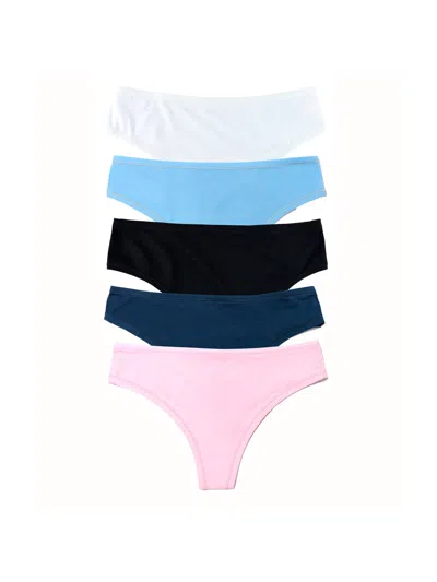 Hanky Panky Playstretch™ Natural Rise Thong 5 Pack