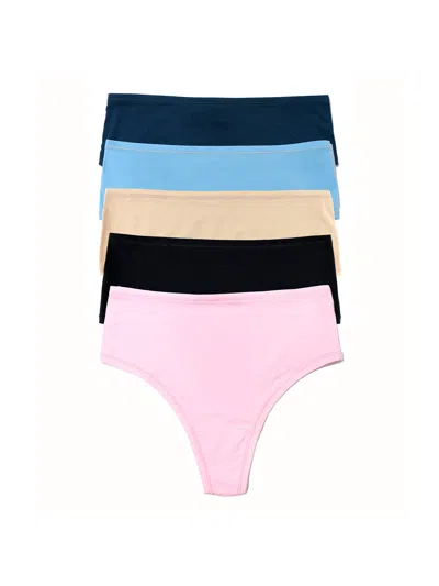 Hanky Panky Playstretch™ High Rise Thong 5 Pack