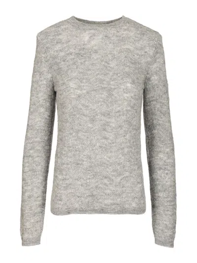 P.a.r.o.s.h Geometric-pattern Sweater In Gray