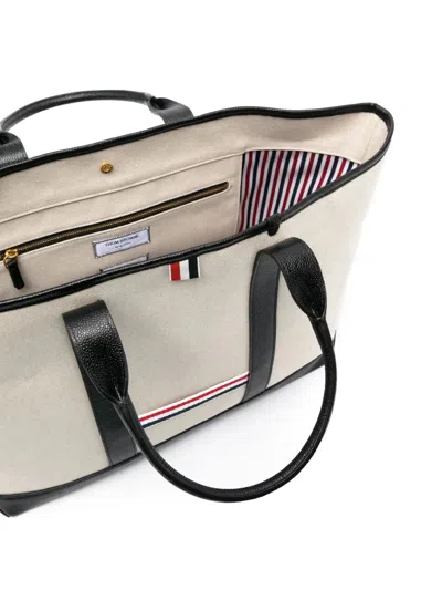 Thom Browne Medium Rwb Stripe Tote Bag