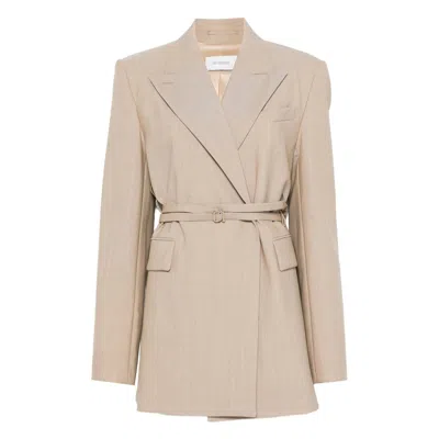 Sportmax Neutral Jackets In Brown
