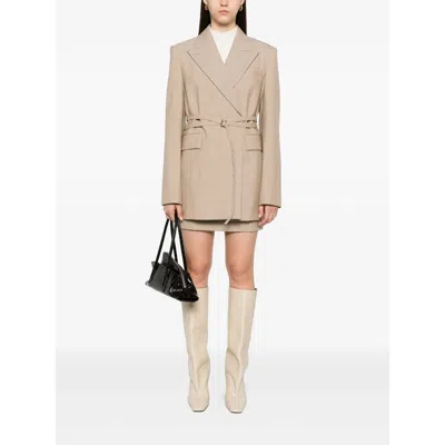 Sportmax Neutral Jackets In Brown
