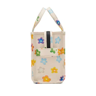 Marc Jacobs The Wild Daisy Small Tote Bag In White