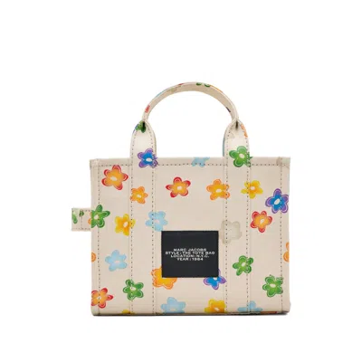 Marc Jacobs The Wild Daisy Small Tote Bag In White