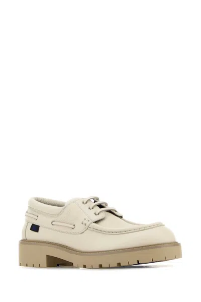 Burberry Leather Raft Boat Shoes