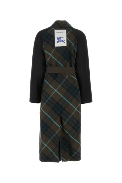 Burberry Embroidered Gabardine Bradford Trench Coat