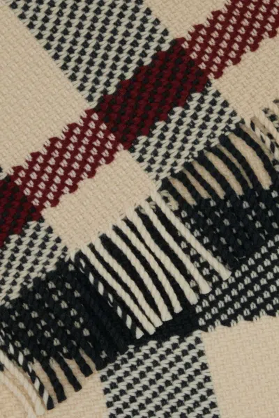 Burberry Beige Check Pattern Scarf