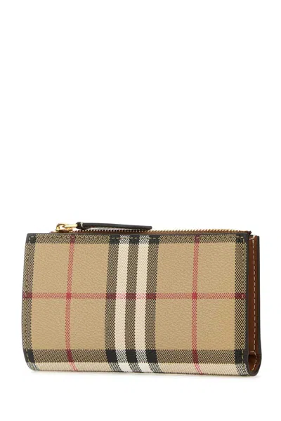 Burberry Printed Canvas Wallet