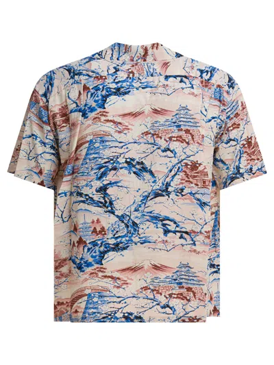Sun Surf Scenery Of Japan Shirts Light Blue In Multi