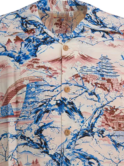 Sun Surf Scenery Of Japan Shirts Light Blue In Multi
