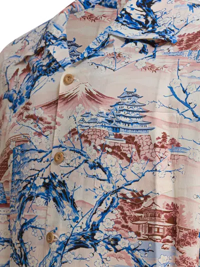 Sun Surf Scenery Of Japan Shirts Light Blue In Multi