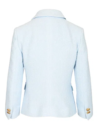 Tagliatore Short Jacket Jackets Light Blue
