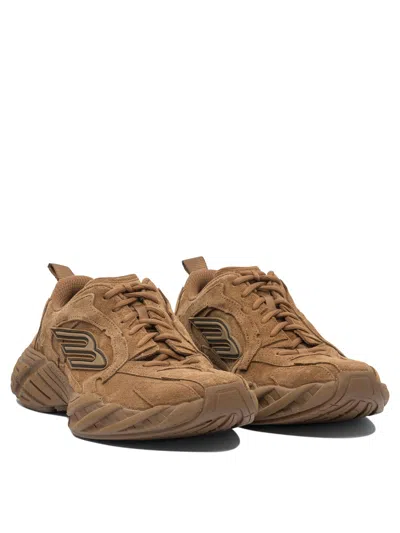 Balenciaga Men Monday Sneakers In Brown