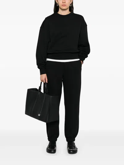 Calvin Klein Comfortable Crew Neck Knitwear In Black