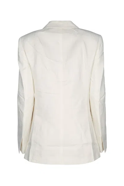 Calvin Klein Relaxed Linen Db Breasted Blazer