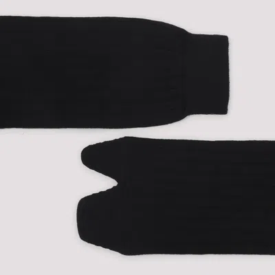 Maison Margiela Bootleg Split Toe Socks In Black