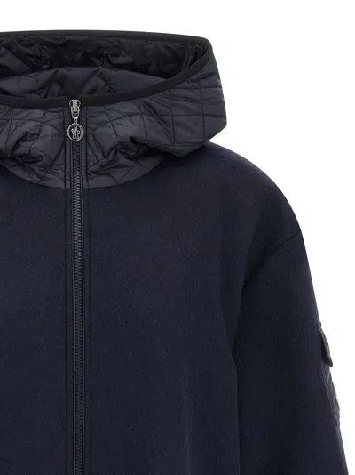Moncler Women Hooded Wool Cape