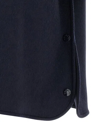 Moncler Women Hooded Wool Cape