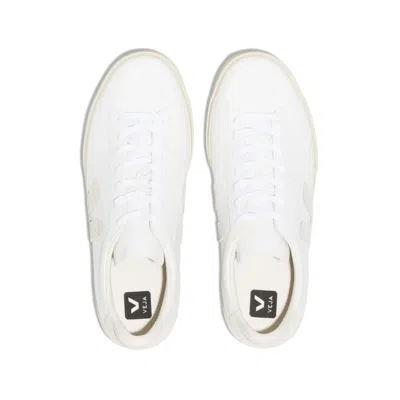 Veja White Low-top Sneakers With Logo Patch
