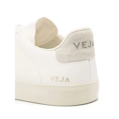 Veja White Low-top Sneakers With Logo Patch