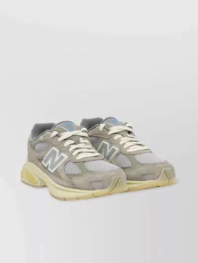 New Balance Mesh And Suede Slip-on Sneakers In Brown