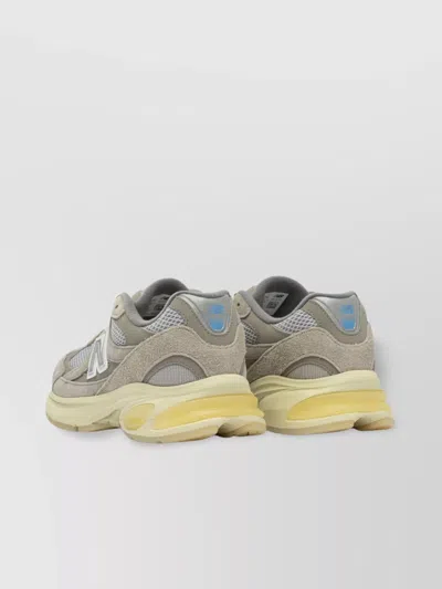 New Balance Mesh And Suede Slip-on Sneakers In Brown