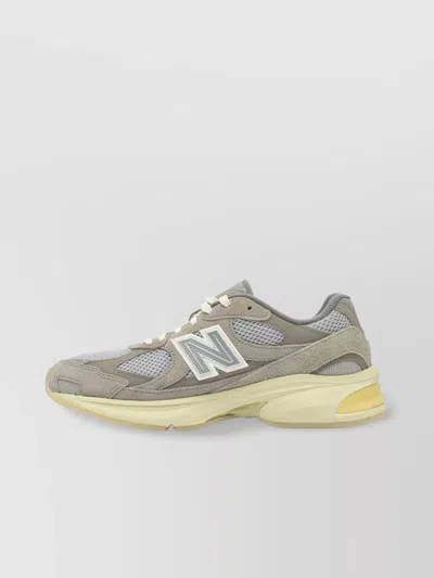 New Balance Mesh And Suede Slip-on Sneakers In Brown