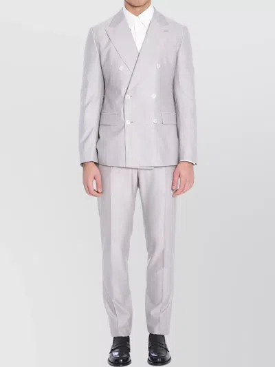 Dolce & Gabbana Deconstructed Two-piece Suit In Gray