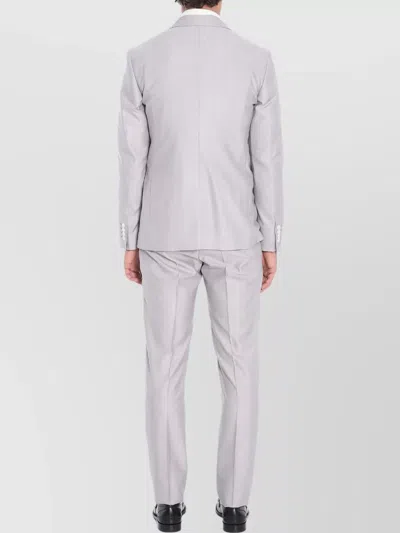 Dolce & Gabbana Deconstructed Two-piece Suit In Gray