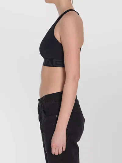 Balenciaga Collaboration Racerback Sleeveless Top In Black