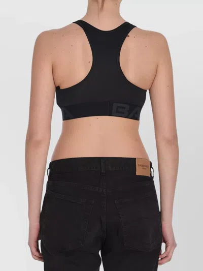Balenciaga Collaboration Racerback Sleeveless Top In Black