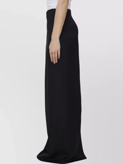 Bottega Veneta Long Silk Twill Skirt With High Waist