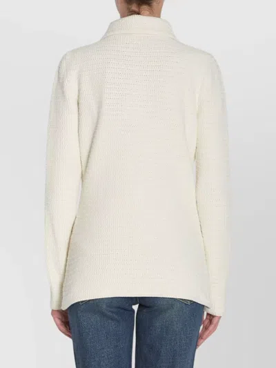 Gucci Crochet Button Cardigan In White