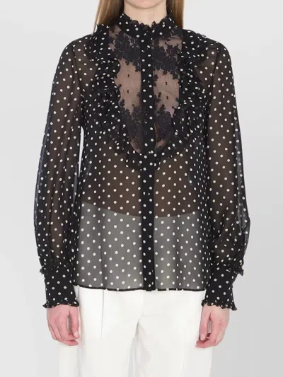 Valentino Garavani Polka Dot Silk Shirt