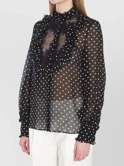 Valentino Garavani Polka Dot Silk Shirt