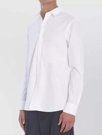 Valentino Garavani Men Shirt With Rockstud Untitled Studs In White
