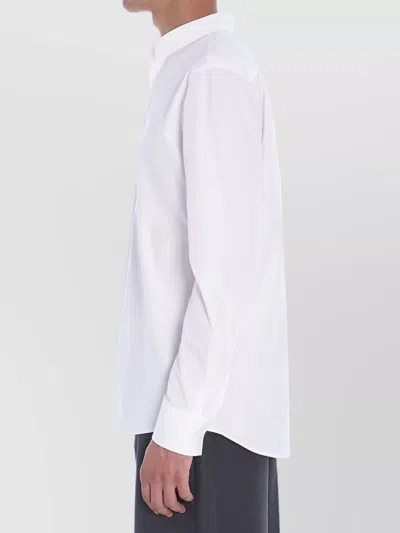 Valentino Garavani Men Shirt With Rockstud Untitled Studs In White