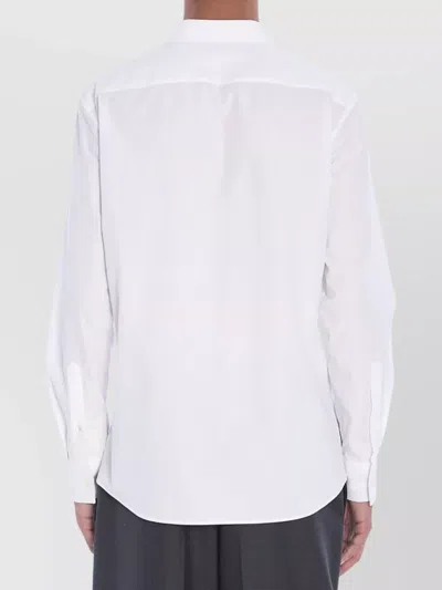 Valentino Garavani Men Shirt With Rockstud Untitled Studs In White
