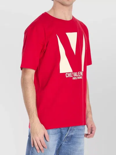 Valentino T-shirt Logo In Red