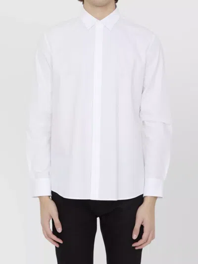 Valentino Garavani Men Shirt With Rockstud Untitled Studs In White