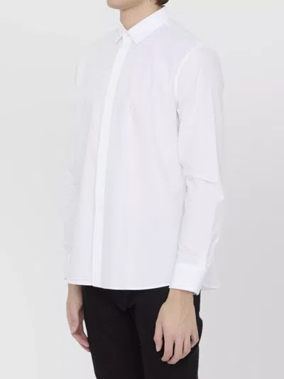Valentino Garavani Men Shirt With Rockstud Untitled Studs In White