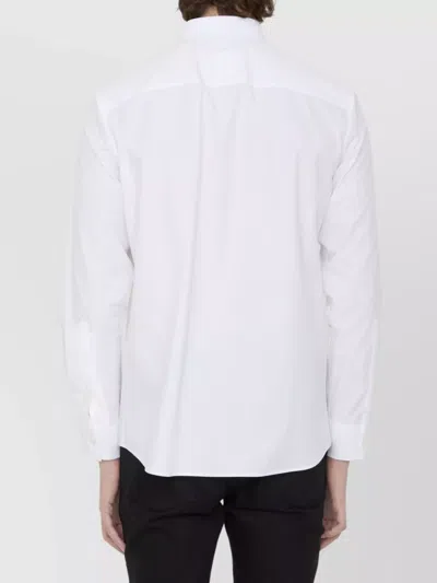 Valentino Garavani Men Shirt With Rockstud Untitled Studs In White