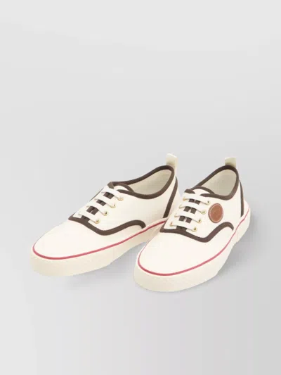 Valentino Garavani Nojoke Canvas Sneakers With Contrasting Profiles In Pink