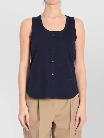 Bottega Veneta Buttoned Scoop Neck Tank Top