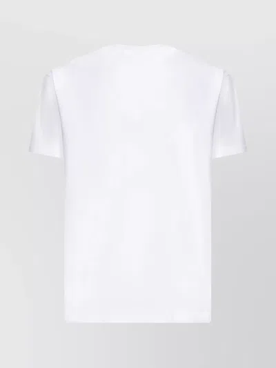 Givenchy Logo Print Regular Fit Cotton T-shirt In White