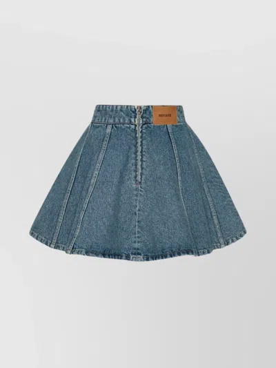 Rotate Birger Christensen Mini Skirt In Denim