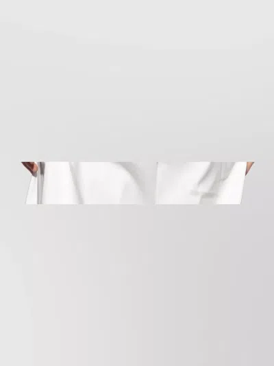 Givenchy Logo Crewneck T-shirt With Short Sleeves In Burgundy