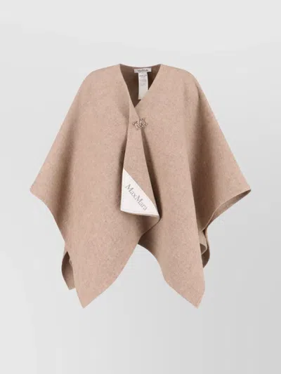 Max Mara Draped Asymmetrical Hem Jackets In Neutral