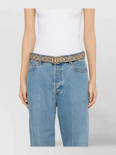 Gucci Gg Marmont Reversible Wide Belt