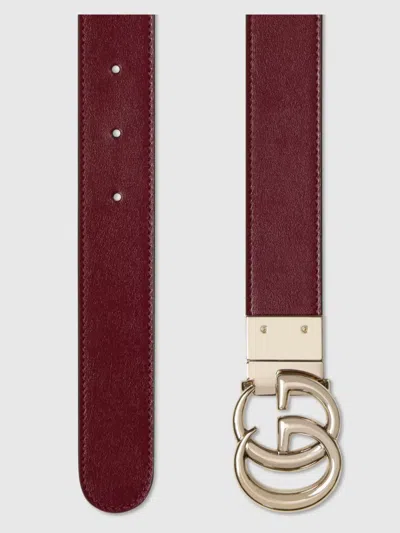 Gucci Gg Marmont Reversible Wide Belt